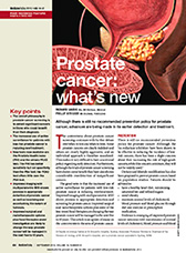 Prostate cancer: what's new?