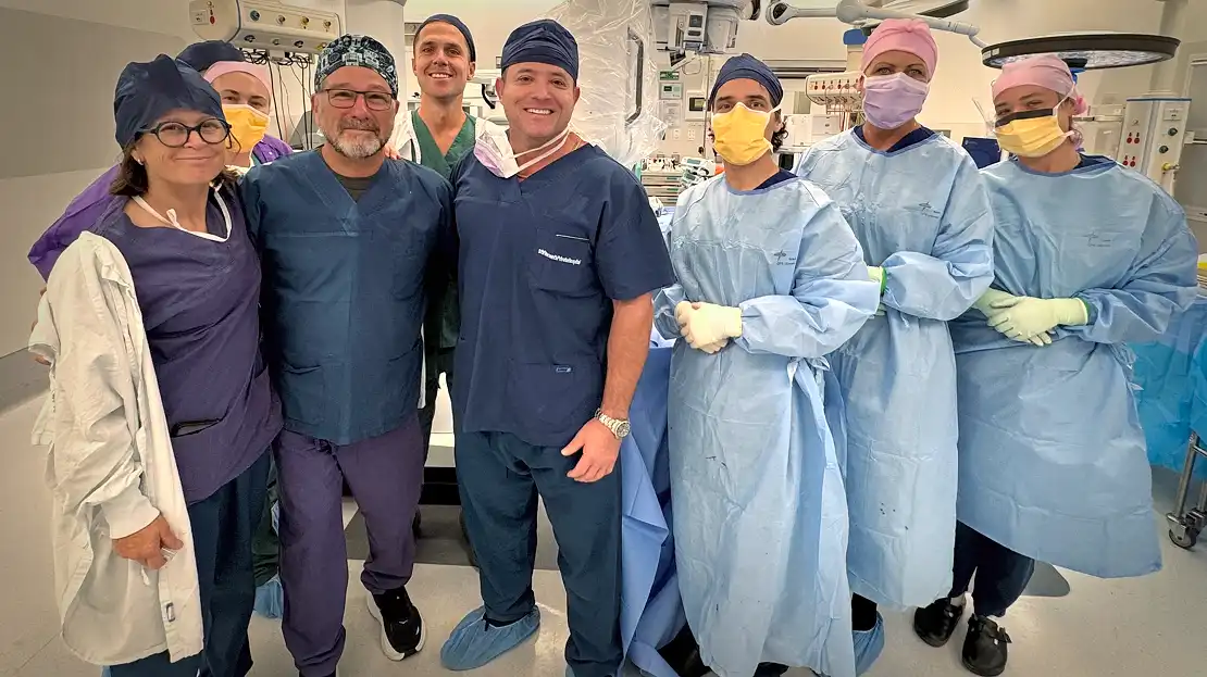 Single Port Robot Surgical Team